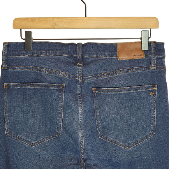 Madewell Roadtripper High Rise Skinny Jeans Raw Hem Stretch Denim Casual Size 29 - Picture 9 of 16
